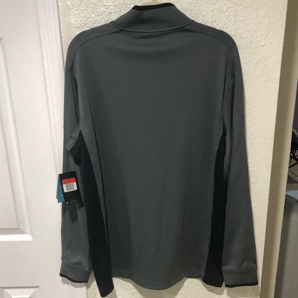 NWT Nike mens size large gray 1/4 zip shirt. - Picture 2 of 6